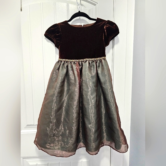 Bonnie Jean Velvet Dress - Picture 1 of 3